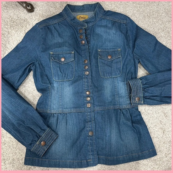 2004 Anthro “Perfect Denim Jacket” by Louie - Picture 11 of 11